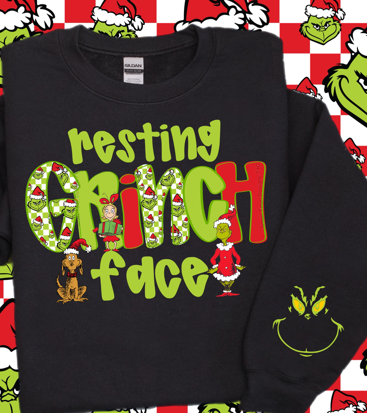 Resting Grinch Face sweatshirt