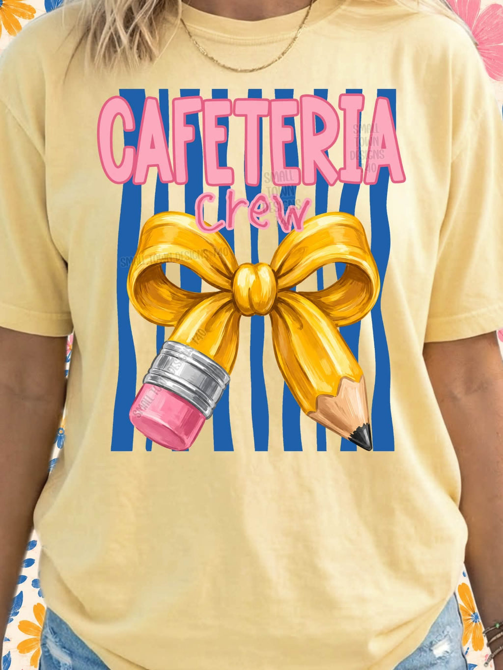 Teacher theme tee
