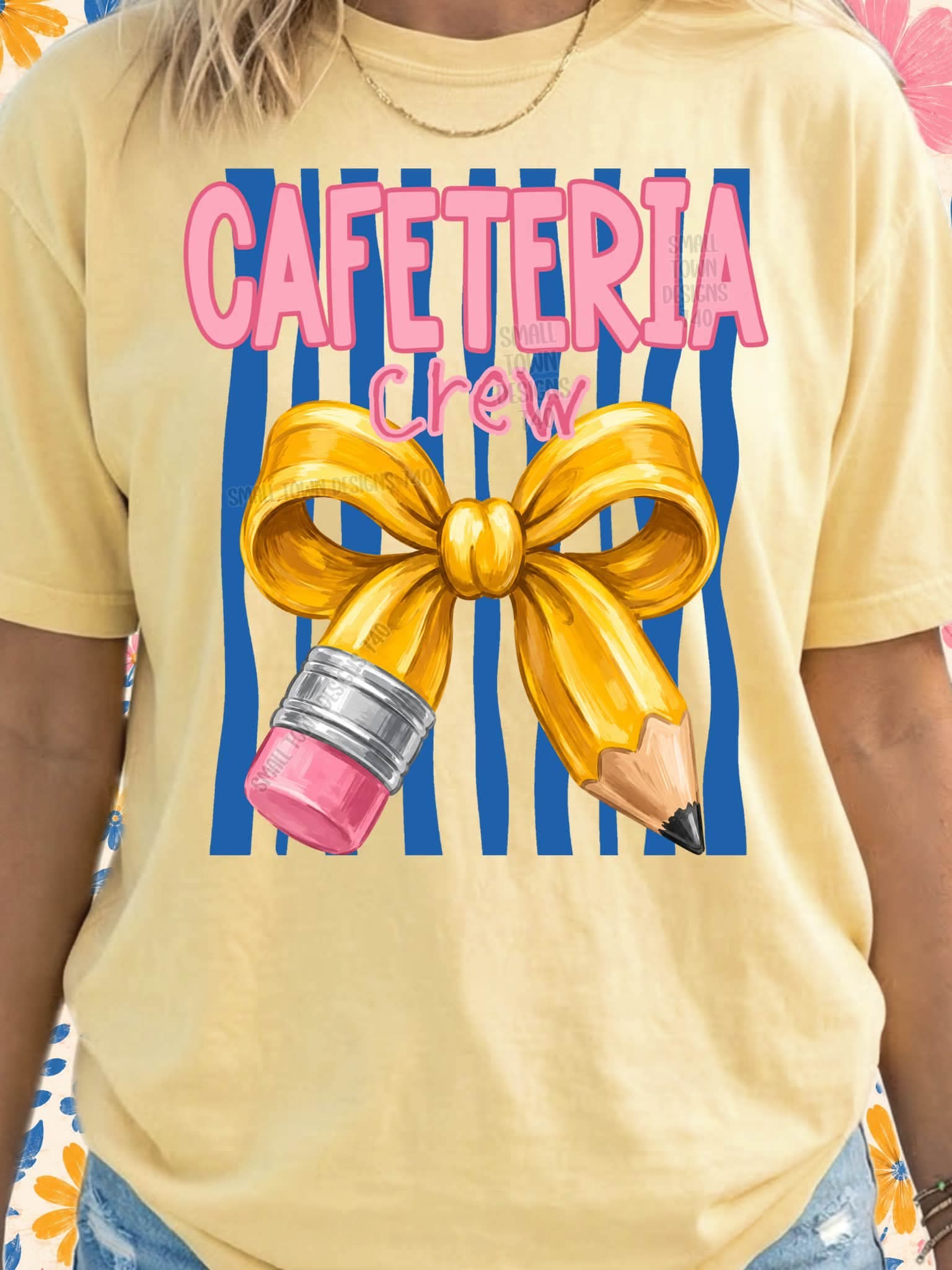 Teacher theme tee