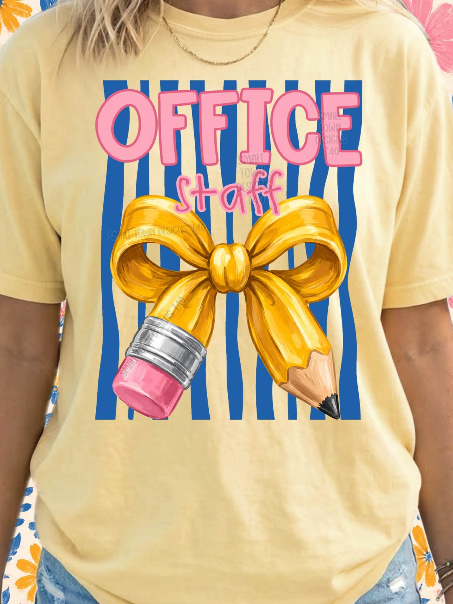 Teacher theme tee