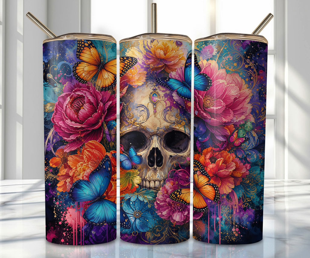 Skull tumbler
