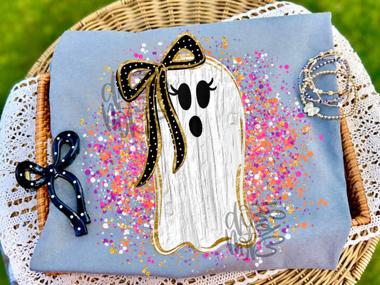 Ghost with splatter